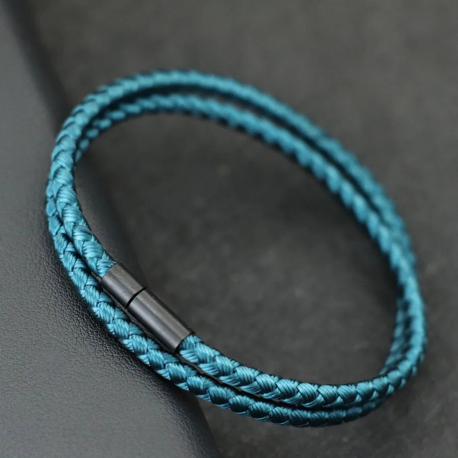 Braceletee Men's Simple Keel Rope Bracelet.