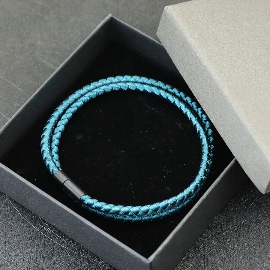 Braceletee Men's Simple Keel Rope Bracelet.