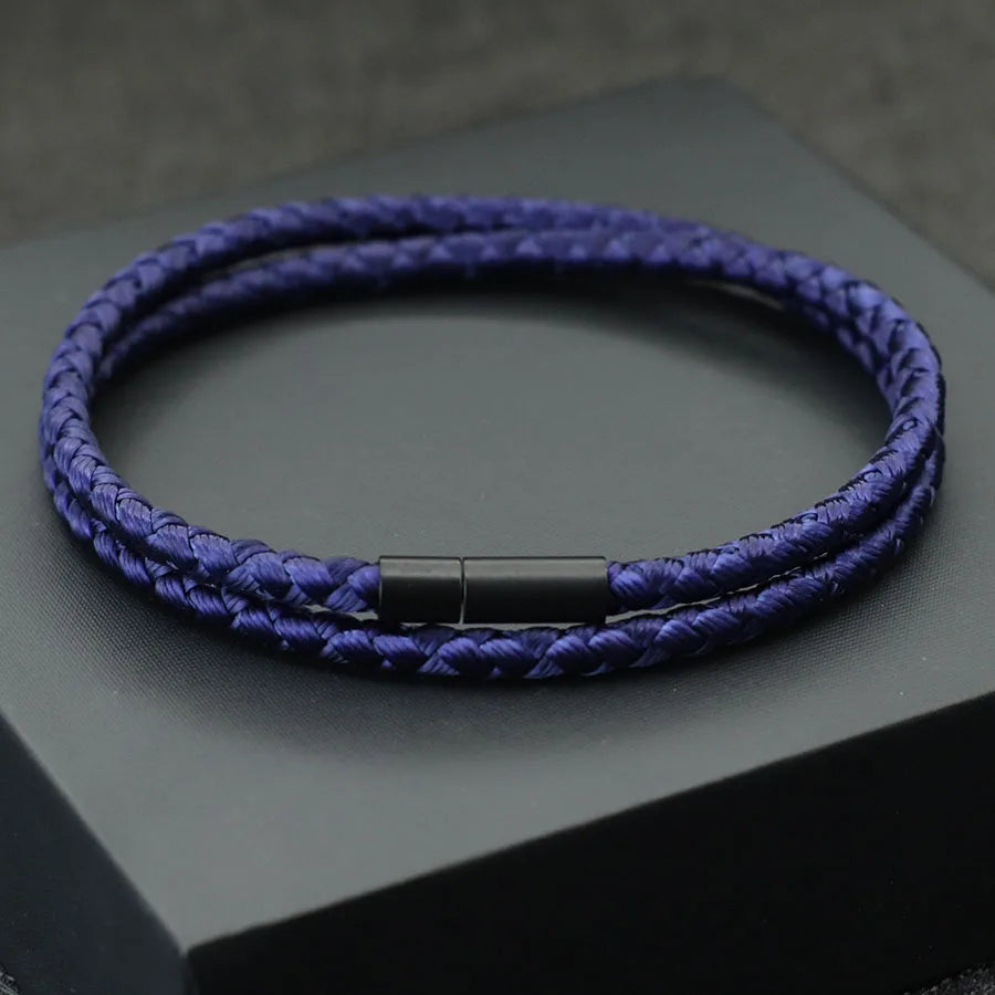 Braceletee Men's Simple Keel Rope Bracelet.