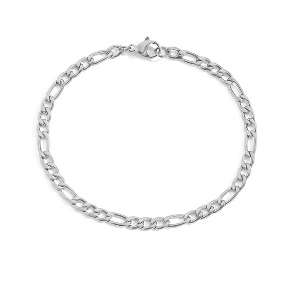 Braceletee Stainless Steel Figaro Bracelet | Unisex